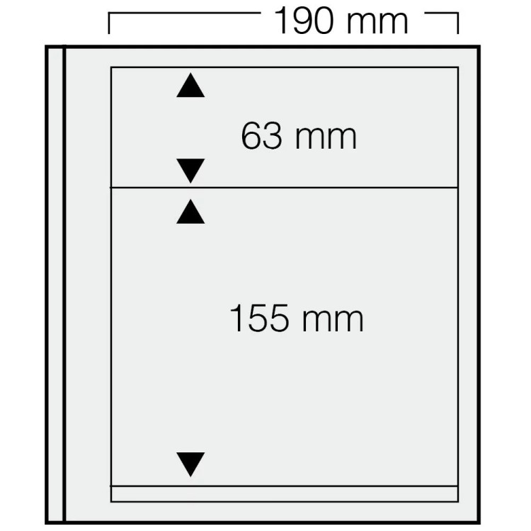 Folha DUAL Blanko Nr. 619