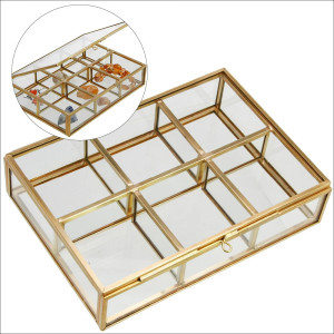 Caixa  de vidro rectangular Grande