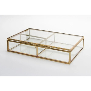 Caixa  de vidro rectangular Grande