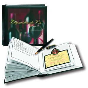 Álbum para rótulos de vinho