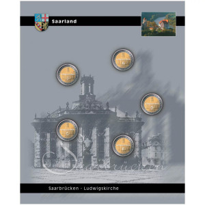 Folha TOPset 2€ Alemanha - Saarland (7821-4)