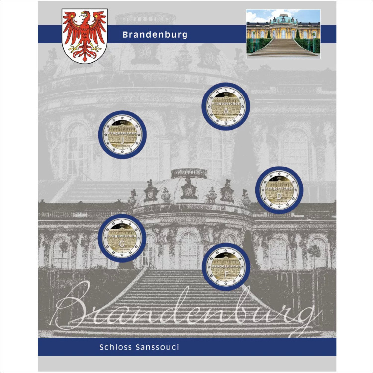 Folha TOPset 2€ Alemanha - Brandenburg  (7821-15)