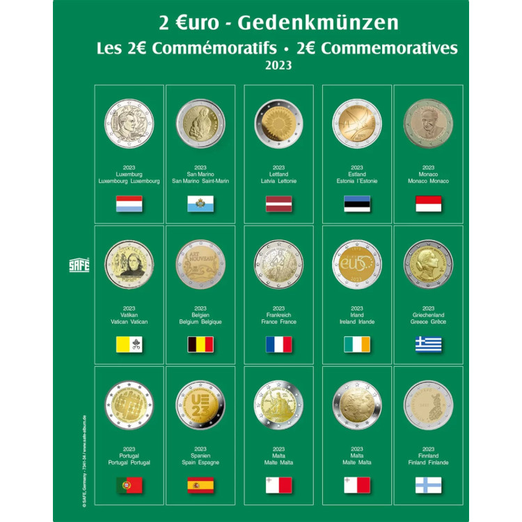 Folha Premium para 2 Euro (2023)