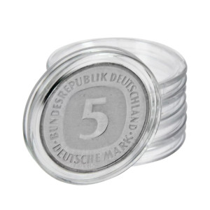 25x Cápsulas para moedas (Ø 14 mm a 35 mm)