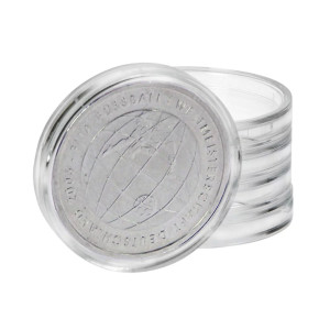 25x Cápsulas para moedas 2€ mm (26 mm) - sem rebordo