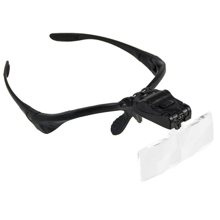 Lupa com luz LED 1x a 3,5x