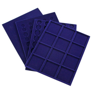 Tabuleiro para moedas com diâmetro de 54 mm